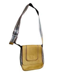 SYSTYLE PARIS Yellow Crossbody Vegan Leather Messenger Bag Style Purse